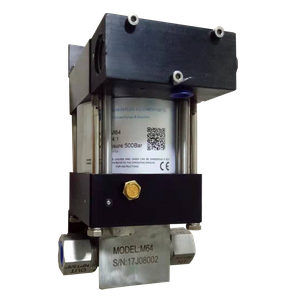 型号：m64 增压比： 64:1 80MPA10倍M系列微型气液增压设备气液增压机 油管管道测试泵 